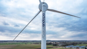 Octopus Energy wind turbine.